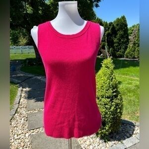 Ellen Tracy knit ribbed tank top